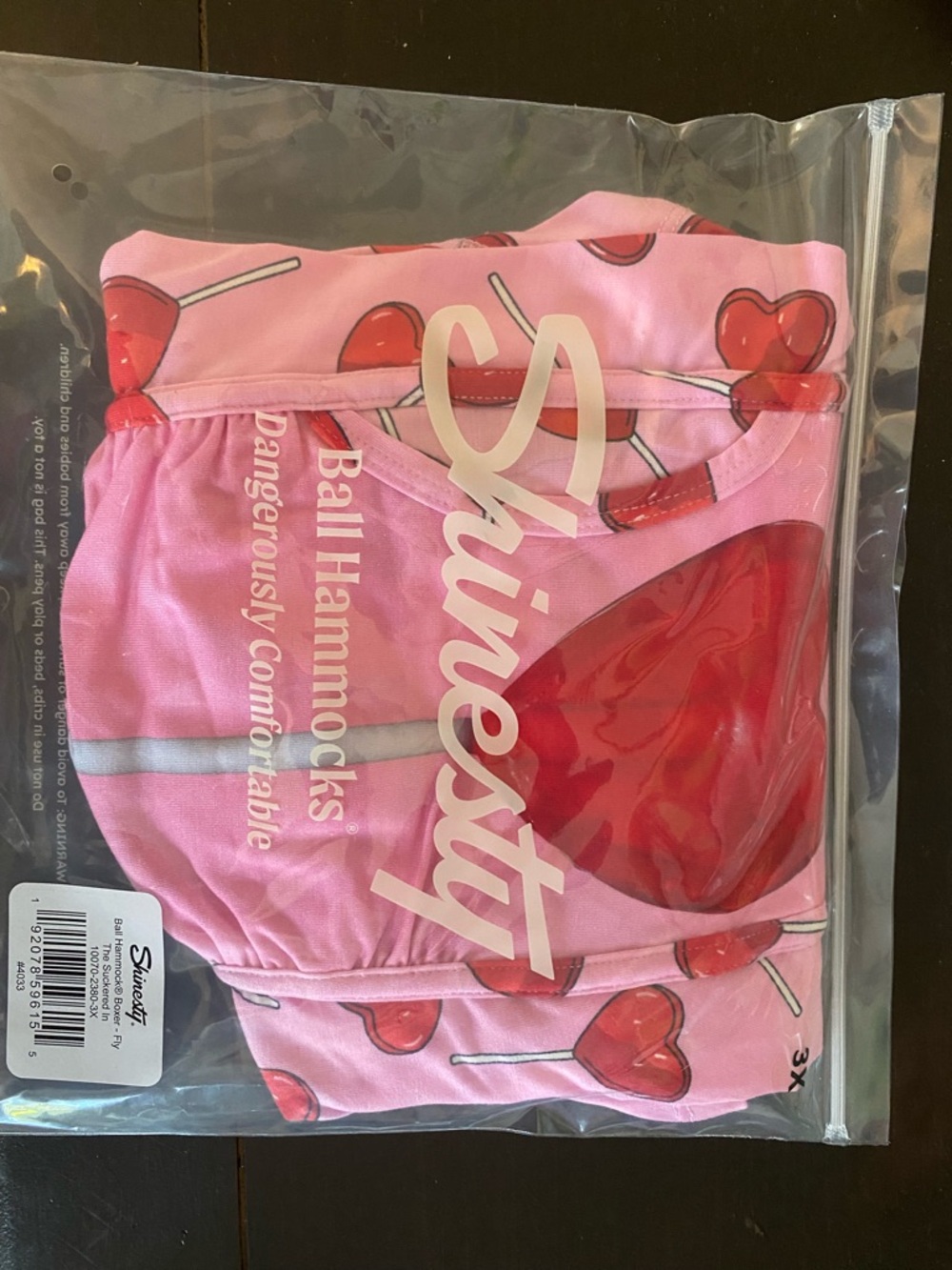 Shinesty Heart Lollipop Ball Hammock® Pouch Underwear With Fly - Picture 2 of 2